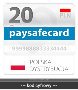 PAYSAFECARD PSC 20 zł