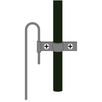 МЕТАЛЛИЧЕСКАЯ САДОВАЯ ПЕРГОЛА, АРКА ДЛЯ РОЗ, ЦВЕТОВ, КЛИБЕР, 240 см + АНКЕРЫ