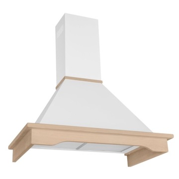 Okap kuchenny rustykalny Petro White 60 cm