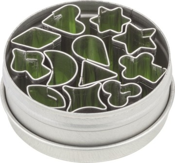 Foremki metalowe do mas plastycznych, Mix mini 12