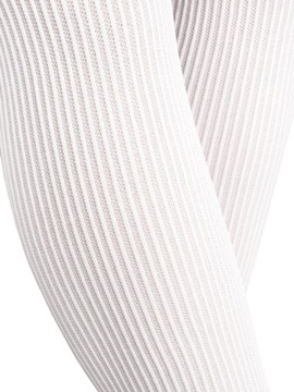 БЕЛЫЕ колготки плотностью 30 ден с узором RIBBED Размер 116-122