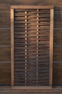 Panel z wikliny SALERNO, ogrodzeniowy, płot wiklinowy - rozmiar 60 x 110 cm