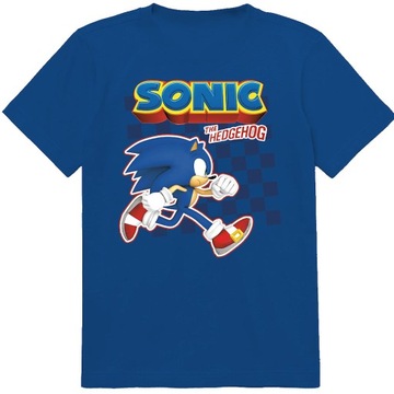 KOSZULKA DZIECIĘCA DLA DZIECKA T-SHIRT SONIC 116 122 JAKOŚĆ