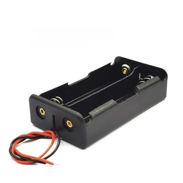 Koszyk Pojemnik ogniwo baterię 2x 18650 2S 3.7V szeregowo