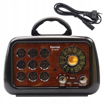 RADIO RETRO KLASYCZNE AM FM SW BLUETOOTH SD TF AUX