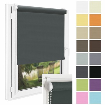 ROLETA OKIENNA MINI GŁADKA KLASYCZNA PROSTA 41x220 BALKON NA WYMIAR
