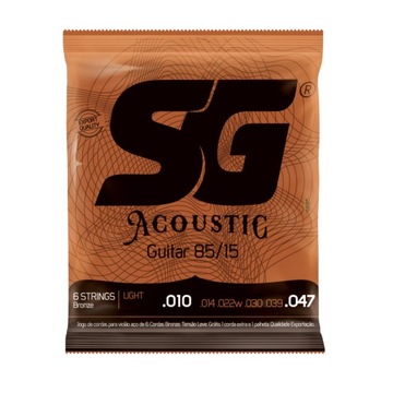 Struny do gitary akustycznej SG 10-47 Bronze