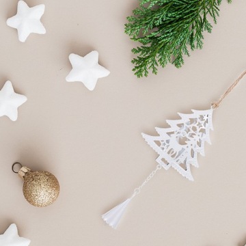 Рождественский кулон-украшение в виде снеговика 4 шт.