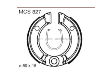 Zestaw szczęk hamulcowych TRW MCS827
