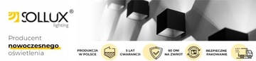 MOZAICA 3P подвесной светильник на трубке черный/медь Sollux LED G9 потолочный светильник для гостиной