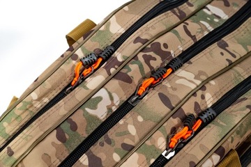 Жесткая и прочная сумка для удочки 100 см, 3 отделения.