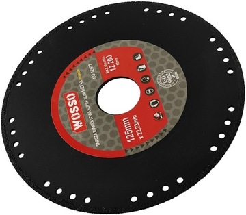 МНОГОФУНКЦИОНАЛЬНЫЙ алмазный диск для ВСЕХ металлов, керамогранита, гранита, 125 мм