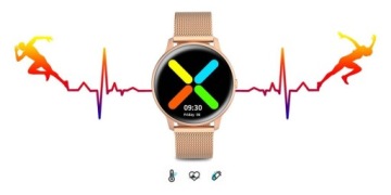 Женские SMARTWATCH G.Rossi SW015-4 Розовое золото