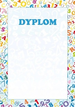 Dyplom A4 Elementarz 170g 25 ark