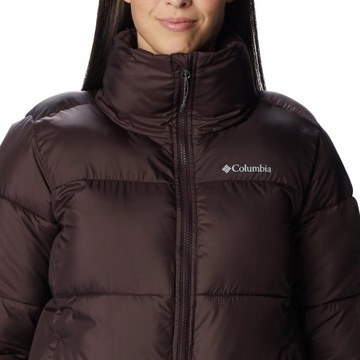 Kurtka damska puchowa Columbia Puffect Jacket - Brązowa L