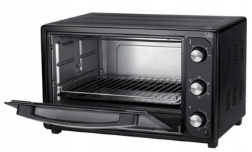 MINI PIEKARNIK ELEKTRYCZNY PROSCIUTTO 20L 1600W RUSZT UCHWYT TACKA PIZZA
