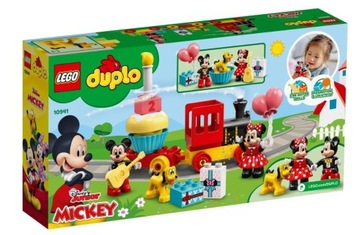 LEGO DUPLO - Urodzinowy pociąg myszek Miki i Minnie (10941)