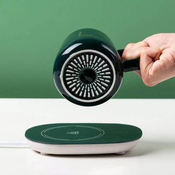 НАБОР ПОДОГРЕВАТЕЛЯ ДЛЯ КОФЕ, ЧАЯ, КРУЖКА, ЛОЖКА, ПОДАРОК