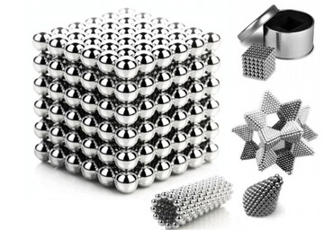 KULKI KLOCKI MAGNETYCZNE NEOCUBE 216szt. 5mm + BOX