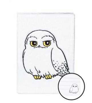 PUSZYSTY ZESZYT A5 NOTES HARRY POTTER SOWA HEDWIGA