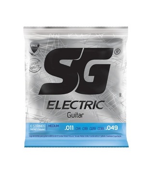 Struny do elektrycznej SG 11-49 + struna E kostka
