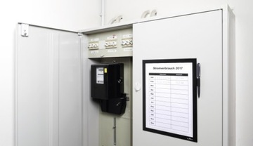 РАМКА ПРОЧНАЯ DURAFRAME ПРИМЕЧАНИЕ A4, ЧЕРНАЯ Прочная