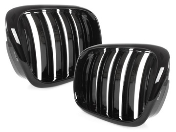 Черная глянцевая решетка радиатора BMW 5 E39 LIFT 00-