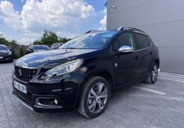 Peugeot 2008 I SUV Facelifting 1.2 PureTech 110KM 2017 Peugeot 2008 Bezwypadekcrosswaypanorama jak nowy 1.2 Benzyna 110KM, zdjęcie 9