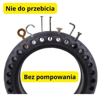 БЕСКАМЕРНАЯ ПРОЧНАЯ ТВЕРДАЯ ШИНА ДЛЯ СКУТЕРА SPOKEY TORCH