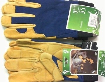 Перчатки рабочие эластичные, армированные кожей, безопасные и безопасные для труда ARDON AUGUST 9-L