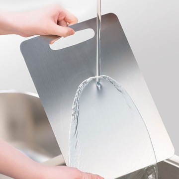 РАЗДЕЛОЧНАЯ ДОСКА ИЗ НЕРЖАВЕЮЩЕЙ СТАЛИ, БОЛЬШОЙ КОВРИК