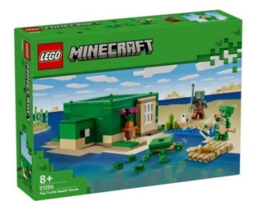 LEGO 21254 MINECRAFT - DOMEK NA PLAŻY ŻÓŁWI