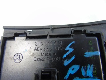 DISPLEJ PANEL VENTILACE ZADNÍ SKODA SUPERB II 3T0919201