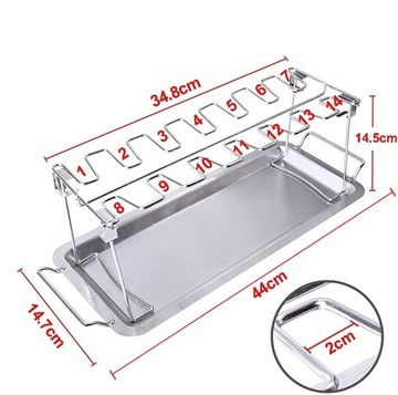 РЕШЕТКА ДЛЯ ЗАПЕЧЕННОГО КУРИНОГО БЕДРА