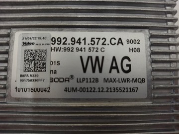 992941572CA MĚNIČ MODUL LED ŘÍZENÍ DRL AUDI VW SKODA SEAT