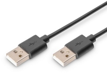 Kabel USB 2.0 typ USB A - USB A M/M długość 1,8 m