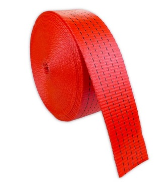Ремень полиэстеровый, ширина 50мм, 7,5T, красный