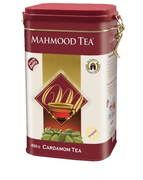 Herbata z KARDAMONEM Czarna sypana 450g PUSZKA MAHMOOD