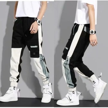 Men's Cargo Pants Casual Hip Hop Hit Color Multipl