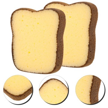 2 шт., губка, кухонное милое блюдо в форме хлеба