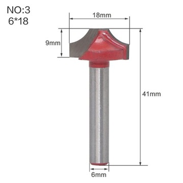 Фреза для закругления формы 22/6 R11 угловая