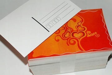 ОТКРЫТКИ ОТКРЫТКИ 1000 шт Цветная печать.