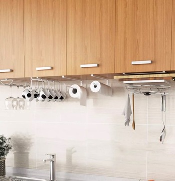 Прочный кухонный держатель, держатель для бумажных полотенец, салфетки, без сверления