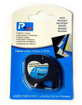 Taśma do Dymo LetraTAG 91205 S0721650 12mm
