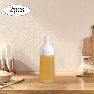 2шт Дозатор для специй Бутылка для томатного кетчупа Пустая с крышкой 500мл Белый