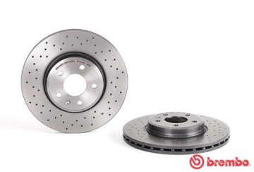 ПЕРЕДНИЕ ДИСКИ+колодки BREMBO XTRA AUDI A4 B8 314MM