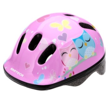 KASK ROWEROWY REGULOWANY DZIECIĘCY DLA DZIECI METEOR MV6-2 S 48-52cm OWL