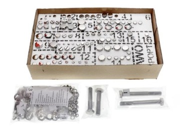 Śruby nierdzewne polerowane AWO Simson Sport