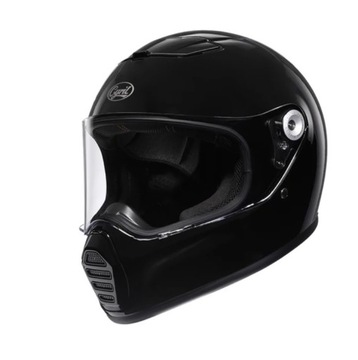 Kask motocyklowy styl retro Cyril Helmets FF390A czarny DOT ECE r. S - 3XL