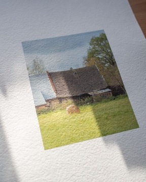 Бумага ручной работы А4 Душники Белая ~ 250г